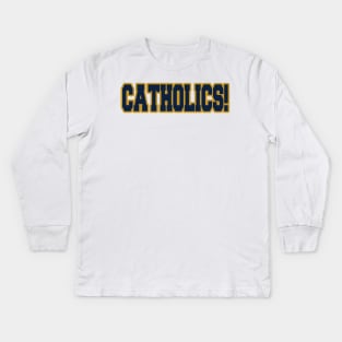 Catholics vs Convicts Kids Long Sleeve T-Shirt